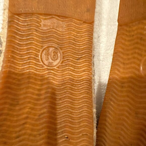 Soludos Mule Espadrille Gray Suede with tassels Woman's Size 9.5 - Picture 3 of 4